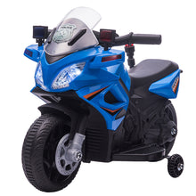 Load image into Gallery viewer, Kids 6V Electric Pedal Motorcycle Ride-On Toy Battery 18-48 months Blue