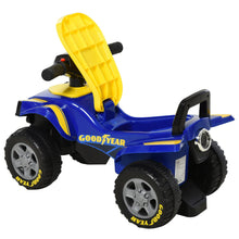 Load image into Gallery viewer, Toddlers Sound Effect Quad Bike Walker - Yellow/Blue