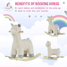 Load image into Gallery viewer, Kids Sheep Ride On with Sound Cream White