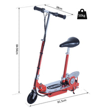 Load image into Gallery viewer, Electric Scooter, 120W-Red