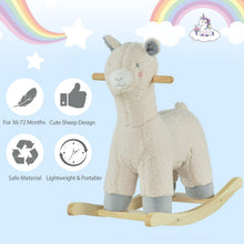 Load image into Gallery viewer, Kids Sheep Ride On with Sound Cream White