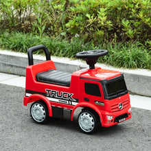 Load image into Gallery viewer, 3-in-1 Ride On Car Kids Mercedes Truck Storage Handle for 12 - 36 Months Red