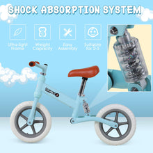 Load image into Gallery viewer, Toddler Balance Bike No Pedal Walk Training Blue