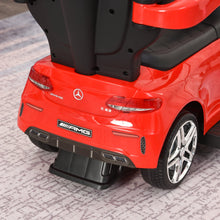 Load image into Gallery viewer, Toddlers Licensed Mercedes-Benz Ride On Stroller Red