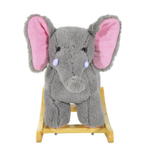 Load image into Gallery viewer, Kids Plush Ride On Elephant-Grey
