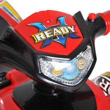 Load image into Gallery viewer, Kids Ride On Quad Bike, 60Lx38Wx42H cm-Red