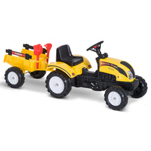 Load image into Gallery viewer, Kids Pedal Go-Kart Ride-On Tractor with Rake on Four Wheels