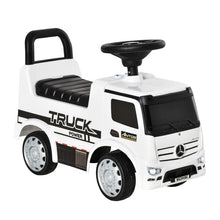 Load image into Gallery viewer, 3-in-1 Ride On Car Kids Mercedes Truck Storage Handle for 12 - 36 Months White