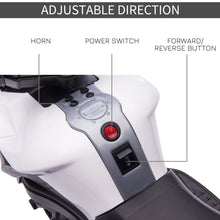 Load image into Gallery viewer, Kids 6V Electric Pedal Motorcycle Ride-On Toy Battery 18 - 48 months White