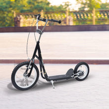 Load image into Gallery viewer, Adult Teen Push Scooter Kids Bike Bicycle Ride On Alloy Wheel Pneumatic 12" Tyres-Black
