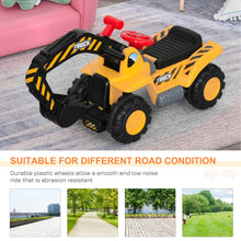 Load image into Gallery viewer, Kids 4-in-1 HDPE Excavator Ride On Truck Yellow/Black