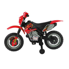 Load image into Gallery viewer, Children's Electric Ride-On Motorbike 6V with Effects Red