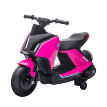 Load image into Gallery viewer, Kids Electric Motorcycle Ride-On Toy 6V Battery Powered for 2-4 Years Old Pink