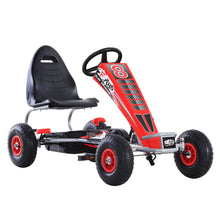 Load image into Gallery viewer, Go Kart Ride on Car Racing Style w/ Adjustable Seat Handbrake & Clutch in Red