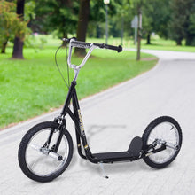 Load image into Gallery viewer, 16" Tyre Steel Push Scooter Black