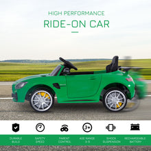Load image into Gallery viewer, Benz GTR 12V Kids Electric Ride On Car - Green