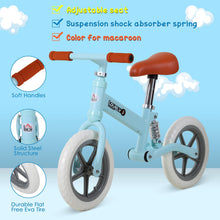 Load image into Gallery viewer, Toddler Balance Bike No Pedal Walk Training Blue