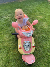 Load image into Gallery viewer, Electric Ride-On Motorbike w/ Lights Pink