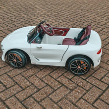 Load image into Gallery viewer, Kids Electric Ride-on Car W/ LED Lights-White