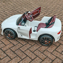 Load image into Gallery viewer, Kids Electric Ride-on Car W/ LED Lights-White