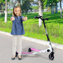 Load image into Gallery viewer, Kids 3 Wheels Foldable Scooter-Pink/White