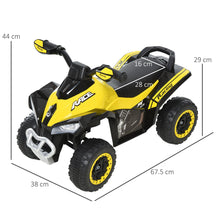 Load image into Gallery viewer, Toddler Kids Ride On Car Walker Foot To Floor Yellow/Black
