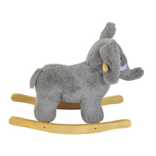 Load image into Gallery viewer, Kids Plush Ride On Elephant-Grey