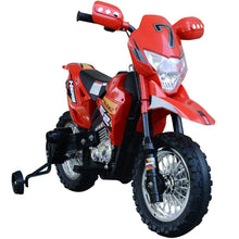 Load image into Gallery viewer, Childrens Motorbike Ride On Electric 6V Battery -Wheel in Red
