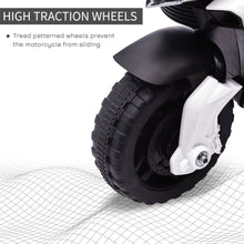 Load image into Gallery viewer, Kids 6V Electric Pedal Motorcycle Ride-On Toy Battery 18 - 48 months White