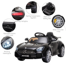 Load image into Gallery viewer, Benz GTR 12V Kids Electric Ride On Car - Black