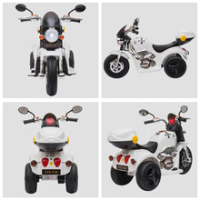 Load image into Gallery viewer, Kids 6V Battery PP Motorcycle Ride On Trike White