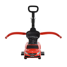 Load image into Gallery viewer, Toddlers Licensed Mercedes-Benz Ride On Stroller Red