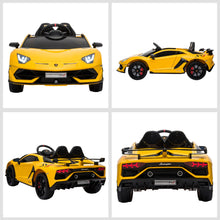 Load image into Gallery viewer, Lamborghini SVJ 12V Electric Ride on Car - Yellow