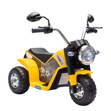 Load image into Gallery viewer, Kids 6V Electric Motorcycle Ride-On Toy Battery 18 - 36 Months Yellow