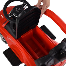 Load image into Gallery viewer, Toddlers Licensed Mercedes-Benz Ride On Stroller Red