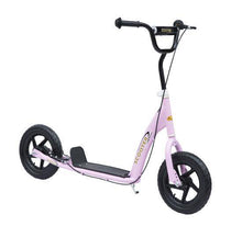 Load image into Gallery viewer, 12" Tyres Teen Push Stunt Bicycle Ride On Scooter-Pink