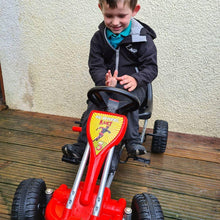 Load image into Gallery viewer, Kids Ride on Pedal Go Kart with Hand Brake-Red