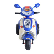 Load image into Gallery viewer, Electric Ride-On Motorbike w/ Lights Blue