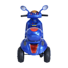 Load image into Gallery viewer, Electric Ride-On Motorbike w/ Lights Blue