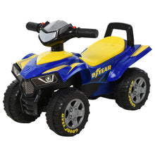Load image into Gallery viewer, Toddlers Sound Effect Quad Bike Walker - Yellow/Blue