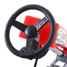 Load image into Gallery viewer, Go Kart Ride on Car Racing Style w/ Adjustable Seat Handbrake & Clutch in Red