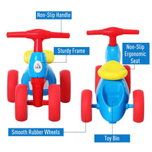 Load image into Gallery viewer, Toddler Training Walker Balance Ride-On Toy with Rubber Wheels Blue