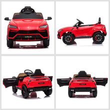 Load image into Gallery viewer, Lamborghini Urus 12V Kids Electric Ride On Car - RED
