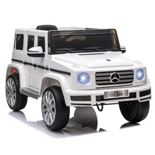 Load image into Gallery viewer, Mercedes Benz G500 12V Kids Electric Ride On Car - White