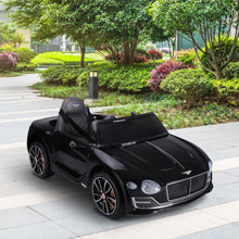 Load image into Gallery viewer, Kids 6V Battery Licensed Bentley Ride On Car Black