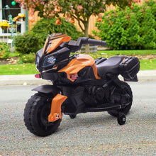 Load image into Gallery viewer, Kids 6V Electric Pedal Motorcycle Ride-On Toy Battery 18 - 48 months Orange