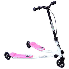 Load image into Gallery viewer, Kids 3 Wheels Foldable Scooter-Pink/White