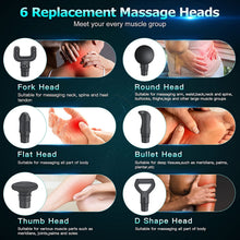 Load image into Gallery viewer, Massage Gun for Atheletes Percussion Massage Deep Tissue Massager Long Battery Life