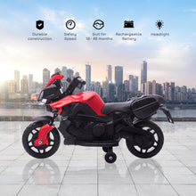 Load image into Gallery viewer, Kids 6V Electric Pedal Motorcycle Ride-On Toy Battery 18 - 48 months Red