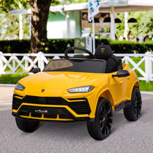 Load image into Gallery viewer, Lamborghini Urus 12V Kids Electric Ride On Car - Yellow